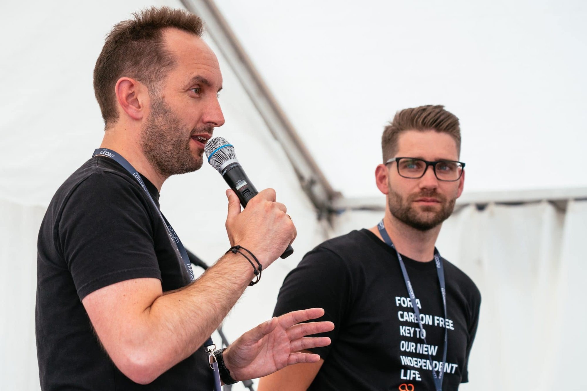 Walter Kreisel und Philipp Lobnig beim Sommerfest 2021