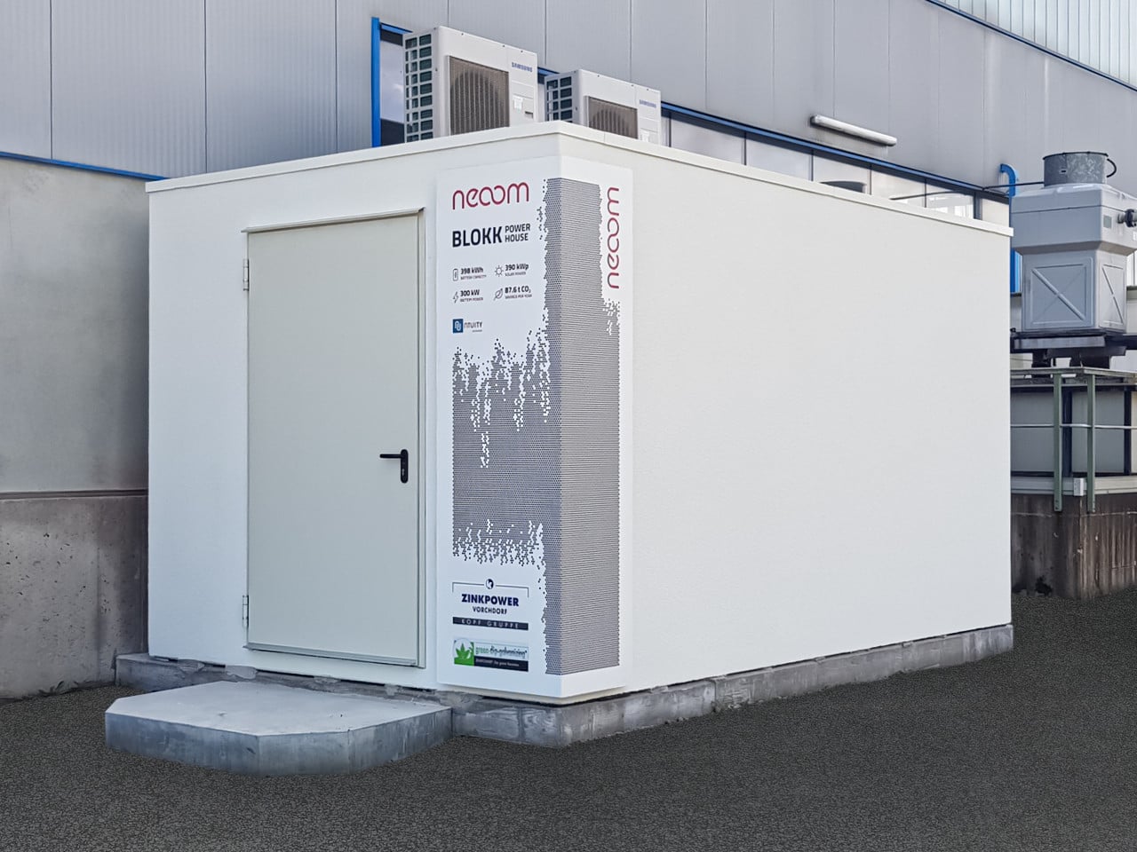 Container bei Zinkerei