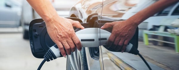 Aufladen eines Elektroautos