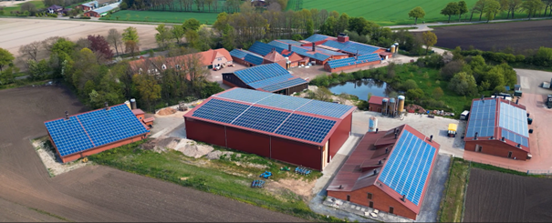 Landwirtschaft Kröger PV Anlage