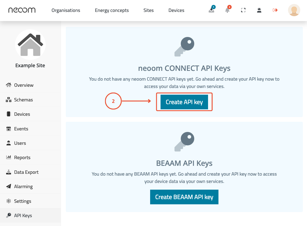 cloud API step2